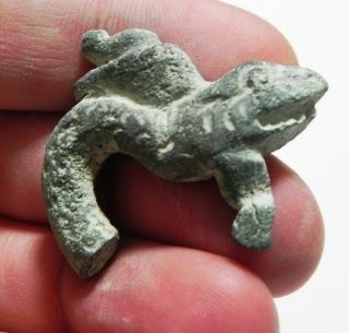 Zurqieh - As15077 - Ancient Egypt,  Roman Bronze Fragment - Fish 100 A.  D