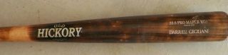 Darrell Ceciliani Mets Blue Jays Game Uncracked Old Hickory Bat