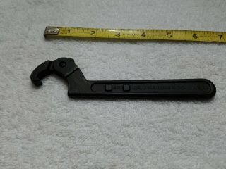 Vintage Jh Williams No.  471,  3/4 " To 2 " Adjustable 1/8 " Pin Spanner Wrench Usa