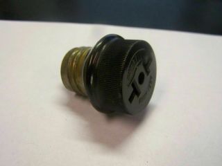 Vintage Hubbell Bakelite Screw In Socket Plug Adapter 660w 125v D - 11