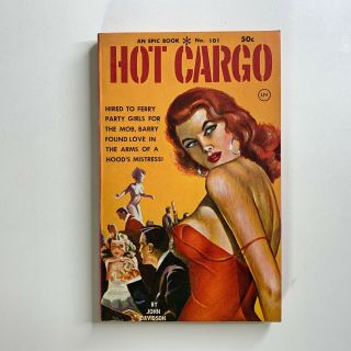 Hot Cargo 1961 Davidson Vintage Paperback Gga 101 Sleaze Pulp Fiction Erotic 1st