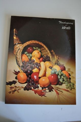 1963 Vintage Thanksgiving Issue Ideals Publishing Volume 20,  No.  5