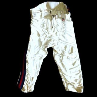 1989 York Giants Macgregor Sand Knit 30 Game Pants Nfl Football White