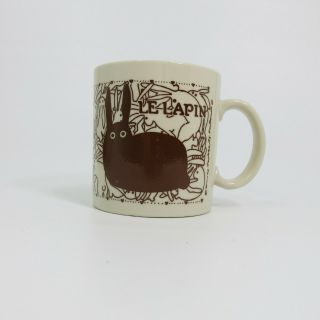 Le Lapain Vintage Taylor And Ng Naughty Bunny Orgy Coffee Cup Mug 1979