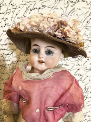 Antique German Kley & Hahn 15” Bisque Shoulder Head Doll Marked “special