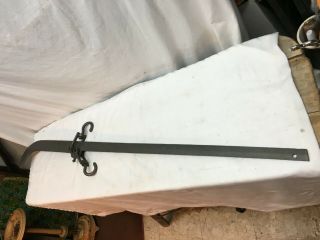 Vintage Cast Iron Hanging Scale Balance Beam Arm Hook Weight 400lb