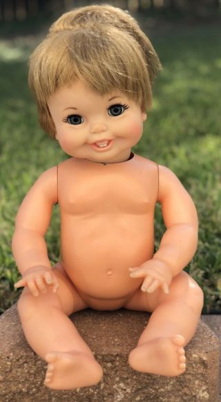 Vintage Ideal Tubsy Doll 1967 18 " Tall Not Parts