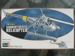 1979 Vintage Revell 1/48 Sikorsky H - 19 Chickasaw Usaf Rescue Helicopter H - 173