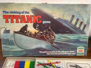 Vintage 1976 Ideal The Sinking Of The Titanic Game Complete