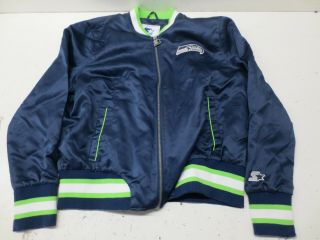 Seattle Seahawks Starter Polyester Jacket Kids Size Xl