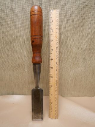 Old Wood Tools Vintage Greenlee 1¼ " Bevel Edge Socket Chisel