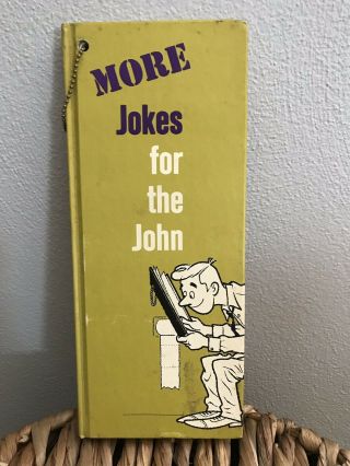 More Jokes For The John Vintage Pocket Hardcover Adult Humor Illustrated 1963