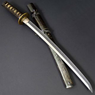 Antique Nihonto Japanese Katana Sword Wakizashi Jyumyou 寿命 Signed W/koshirae Nr