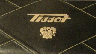 Mens Vintage 1950 ' s? Tissot watch box made in Sweden 4 1/2 