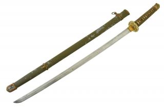 SHINTO WWII Japanese Samurai Sword Officer SHIN GUNTO KATANA NIHONTO WW2 BLADE 2