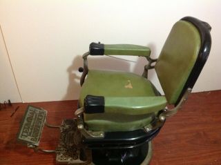 Antique Koken Terminal Barber Chair