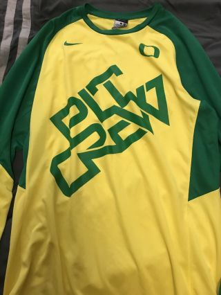 Authentic Nike Oregon Ducks Basketball Team Issued Warmup Exclusive Pit Crew