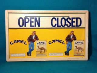 Vintage Joe Camel Cigarettes Tobacco Sign 1991 Retail Store Advertising 17 " L