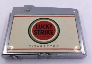 Vintage 1950s Lucky Strike Cigarette Lighter Continental (i597)