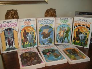 C.  S.  Lewis The Chronicles Of Narnia Boxed Set 7 Books Vintage 1970 Collier