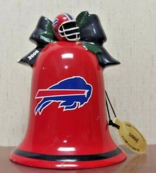 Buffalo Bills Danbury Christmas Ornament Bell With Tag Nfl Football Team