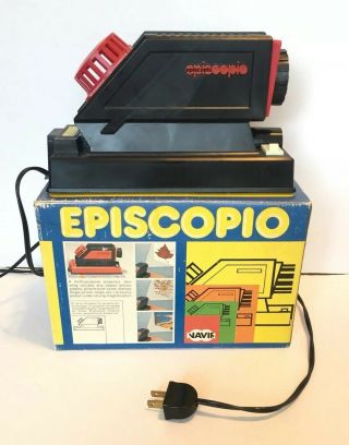 Vintage Episcopio Art Tracing Projector Box Document Italy