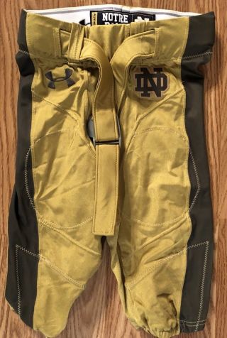 Notre Dame Football 2016 Shamrock Series Army Game Pants 68 Mcglinchey