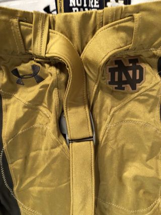 Notre Dame Football 2016 Shamrock Series Army Game Pants 68 Mcglinchey 2