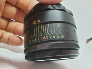 Vintage Helios 44 - 2 58mm F/2 Lens For Zenit Canon Nikon Sony From Ussr