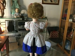 Vintage Pedigree Brighton Belle hard plastic walker doll 28 inch ca 1950 s 3