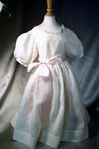 Vintage Doll Dress For Your Antique German Or French Bebe Factory Made