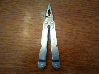 Vintage Sog Power Plier 9 - In - 1 Stainless Steel Multi - Tool And Knife Usa