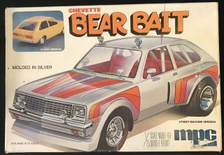 Vintage Mpc Chevette “bear Bait” Rare Model Kit