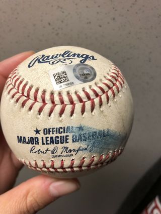 Game Ball Mets Vs.  Brewers - Degrom Pitched - Cy Young - Jb739006 - 4/26/19