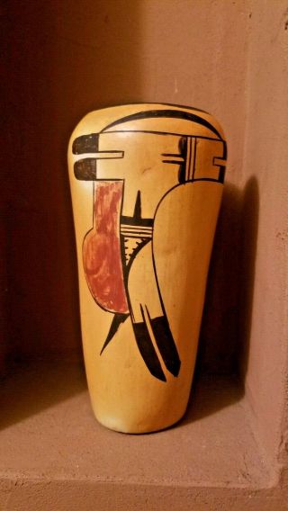 Antique Hopi Pueblo Pottery Hano Polychrome Native American Indian