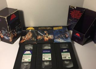 Star Wars Trilogy Vintage Vhs 3 Tape Box Set 1992 Theatrical Release