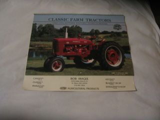 1992 Classic Farm Tractors 3rd In Series - Calendar - - Good Shape