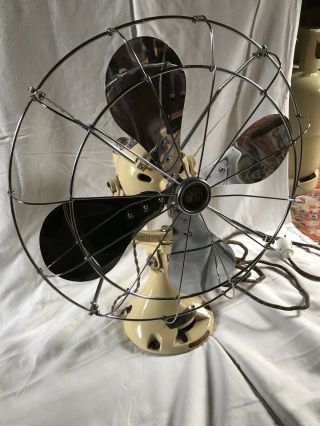 Vintage Art Deco Veritys Orbit 16” Desk Fan.