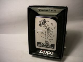 2016 Zippo Vintage Series Windproof Lady " Windy " Nmib