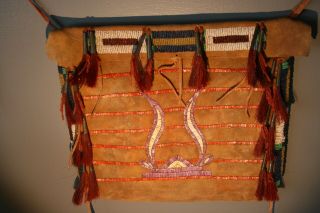 Old Native American Sioux Possibles Bag Elk Dreamer 
