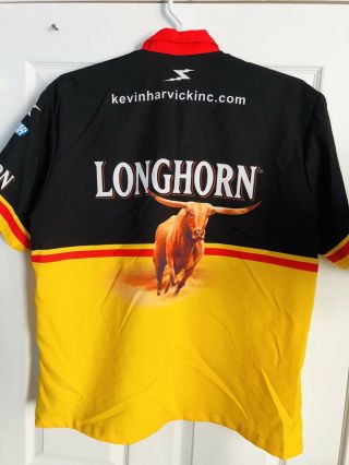 Xl Khi Kevin Harvick Inc Longhorn Steakhouse Pit Crew Shirt Nascar Ron Hornaday