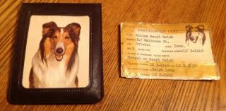 Vintage Campbell’s Soup Lassie Wallet 1959 Id Card Bristol Conn.