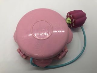 Vintage Polly Pocket Fountain Fantasy Pnk Lotus Flower Compact Rare 99 Complete 2