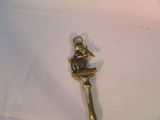 Brass Toasting Fork Vintage Pub Buxtor Cat Fireplace Wall Decor Twisted Handle