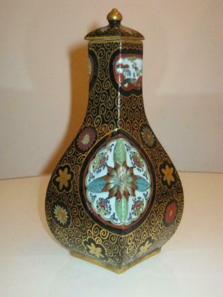 Stunning Rare Antique 19th Century Minton Hand Painted Lidded Vase Circe 1851