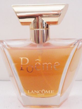 Vintage Poeme Lancome Paris Eau De Parfum Perfume Bottle 1.  7 Fl.  Oz Nr
