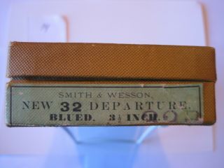 Antique Smith & Wesson 32 Safety Hammerless (departure) Box 3 1/2 Inch