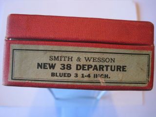 Antique Factory Smith & Wesson 38 Safety Hammerless (departure) Box 3 1/4 In