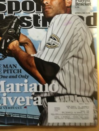 Sports Illustrated October 5,  2009 - Mariano Rivera