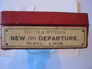 Antique Factory Smith & Wesson 38 Safety Hammerless (departure) Box